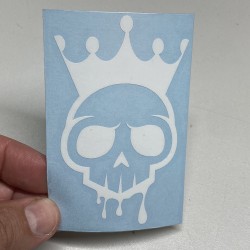 White Voodoo Logo Sticker